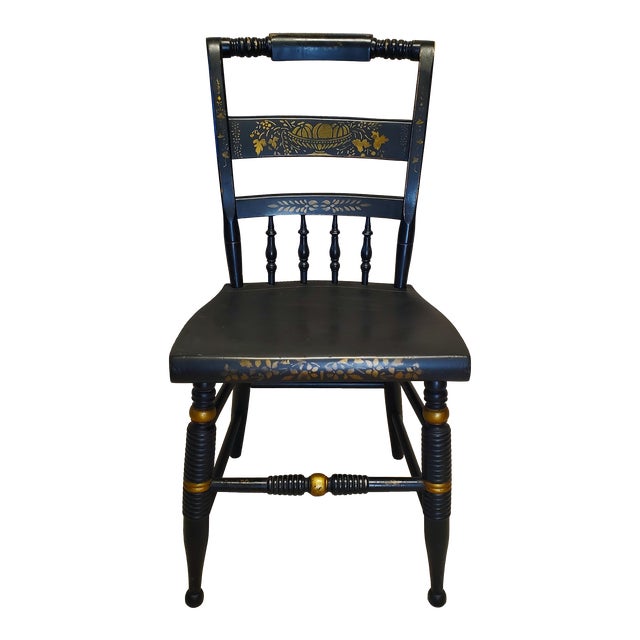 Early 20th Century Black Nichols and Stone Chair Chairish