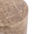 Fresh taupe and ivory toned faux marble end table / pedestal made from glass-fiber reinforced concrete material....