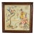 Antique Chinoiserie Gouache Painting in Art Deco Frame For Sale