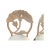 Late 20th Century Lime Wash Lotus Floral Carved Dining Set in the Manner of Phyllis Morris For Sale - Image 9 of 11