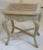 Vintage French Louis XV Style Wooden Stool / Vanity Stool With Caned Seat For Sale - Image 15 of 17