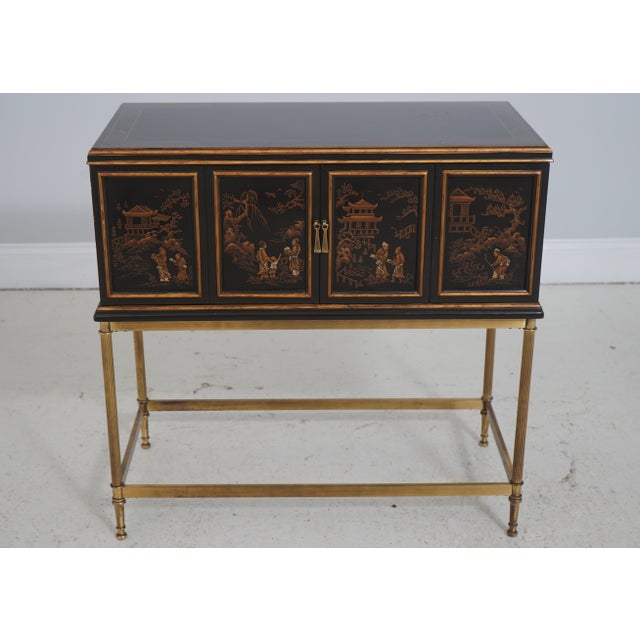 AGE Approx: 30 Years Old DETAILS High Quality Construction Solid Brass Hardware Stretcher Based Frame Hand-Painted Asian...