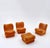 Mini Doll Furga Chairs and Ottoman for Lucia Furniture, Italy, 1960s, Set of 4 For Sale - Image 6 of 9