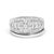 Crafted from luminous 14K white gold, this bridal set glimmers with a harmonious cluster of expertly placed natural...