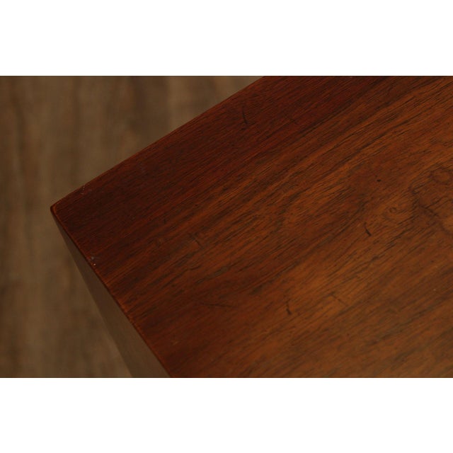 Wood Henredon Modern Walnut Credenza For Sale - Image 7 of 18