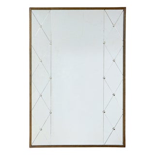 Large Mid-Century Swedish Segmented Wall Mirror, 1960 For Sale