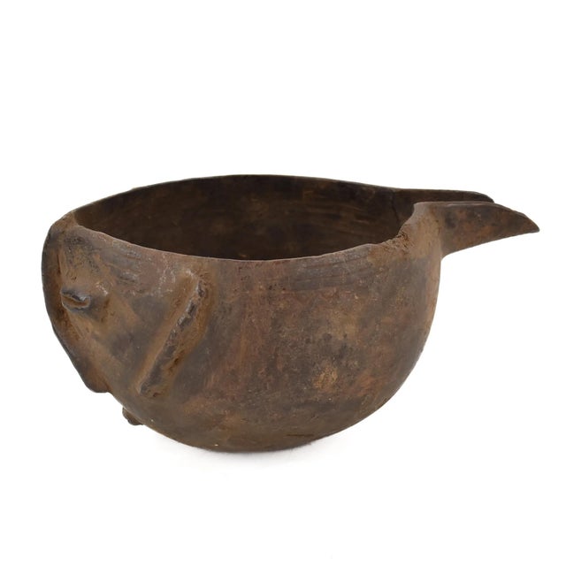 African Early 20th Century Shi (Bashi) Pitcher with Face For Sale - Image 3 of 6