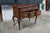 Vintage Queen Anne Chippendale Style Cherry Lowboy Chest Console Hall Table For Sale - Image 6 of 18
