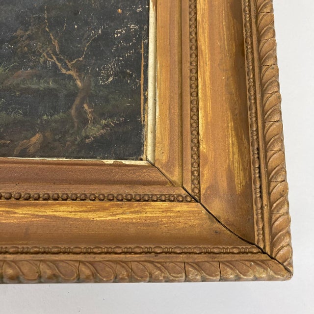 Gray Pair of Late 19th Century J. A. Boel Landscape Paintings For Sale - Image 8 of 13