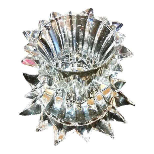 Partylite Aurora Lead Crystal Pillar Candle Holder Chairish