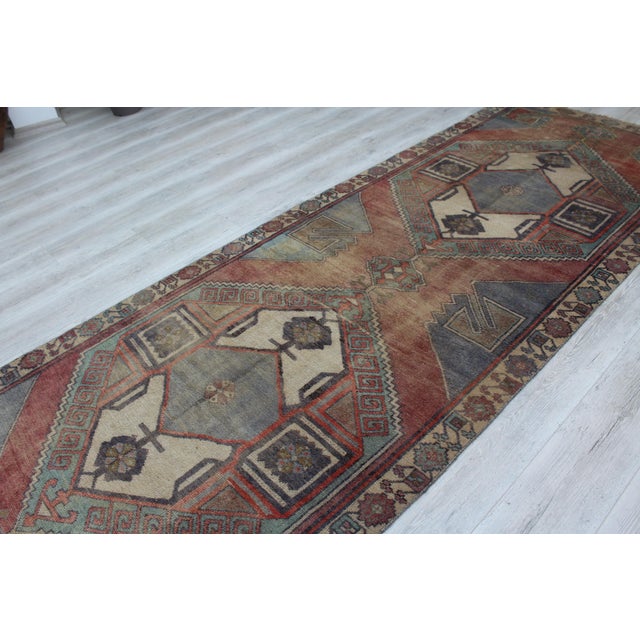 Vintage Rug Runner - 46"x137.5" For Sale - Image 9 of 12