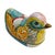 Mid 20th Century Vintage Chinese Mandarin Duck Cloisonné Enamel Covered Trinket Box For Sale - Image 5 of 10