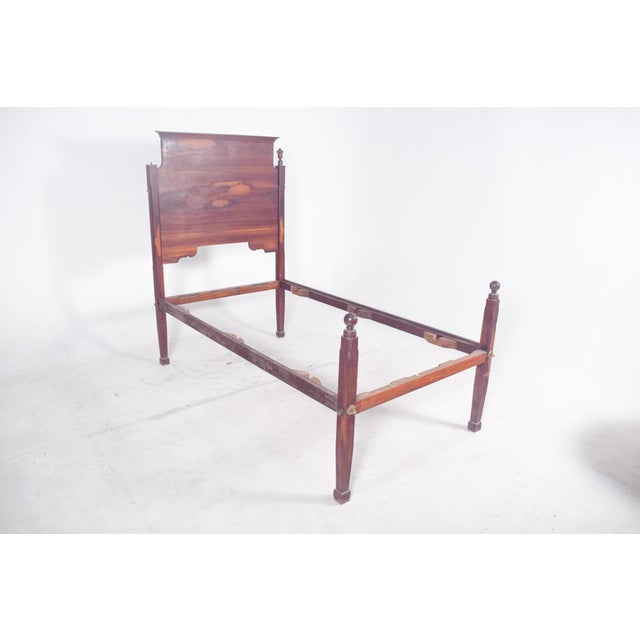 Portuguese Rosewood Double Bed, 1890 For Sale - Image 4 of 14