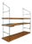 Vintage String Shelf in Walnut, 1960s For Sale