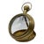 Mid 20th Century Vintage Heavy Brass Table Top Pocket Watch Frame For Sale