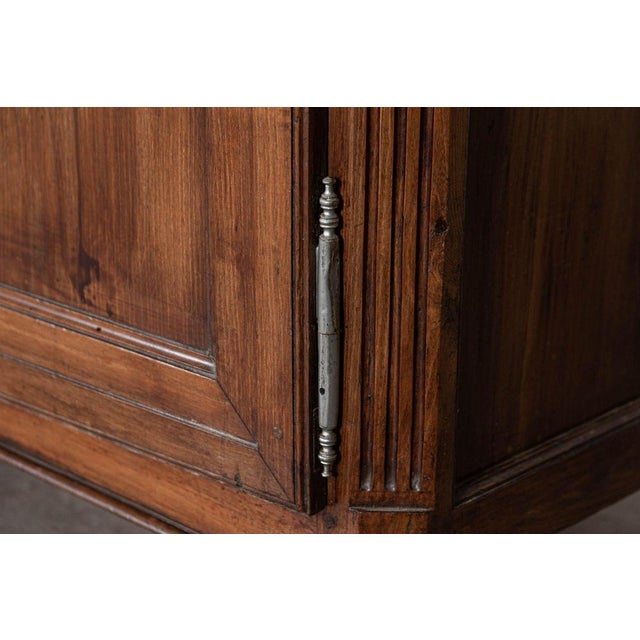 Large French Oak 2-Body Buffet, 1800 For Sale - Image 12 of 18