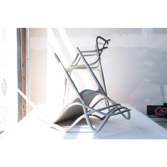 Gray Kartell Philippe Starck With Eugeni Quitllet Masters Chairs - a Pair For Sale - Image 8 of 13