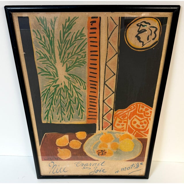 After Henri Matisse (1869–1954), Nice, Travail et Joie, Color Offset Lithograph For Sale - Image 12 of 18