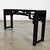 Vintage Asian Sofa Console Table Alter Style Distressed Black Finish For Sale - Image 15 of 16