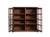Brown Mission Solid Oak Double Door Bookcase - Walnut For Sale - Image 8 of 11