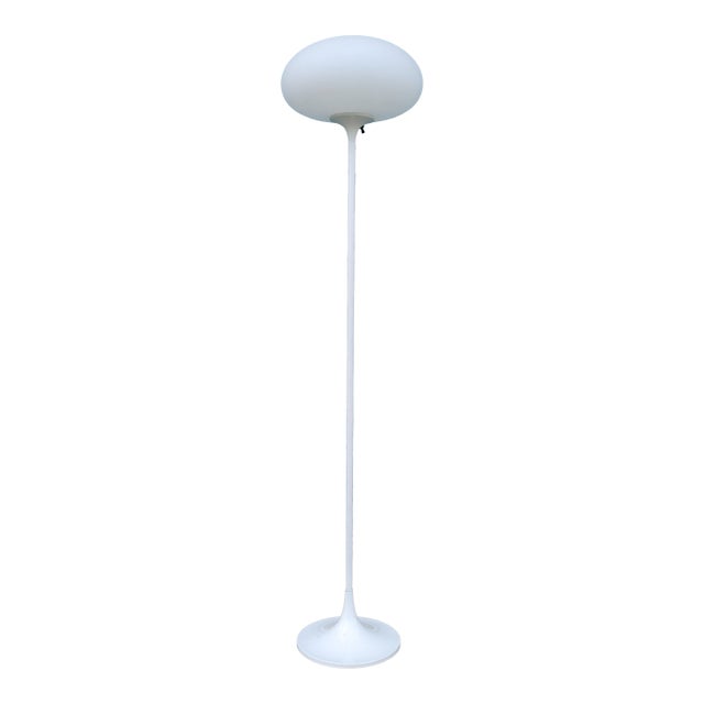 1960s Mid Century Modern Mushroom Floor Lamp by Bill Curry for Laurel For Sale