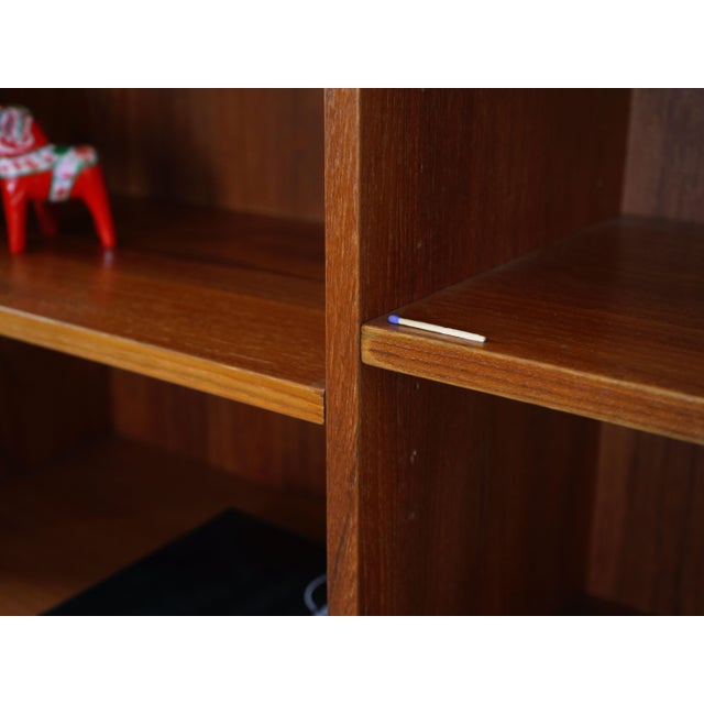 Wood Vintage Danish Teak Bookcase, 1970s For Sale - Image 7 of 11