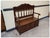 Brown Antique Art Nouveau Chest Bench, 1900s For Sale - Image 8 of 10