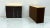 Guido Faleschini for Mariani Leather and Suede Wrapped Marble Topped Cabinets - Set of 2 For Sale - Image 9 of 12
