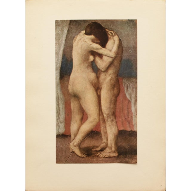 1948 After P. Picasso "The Embrace", First Edition Period Parisian Offset Lithograph For Sale - Image 10 of 11