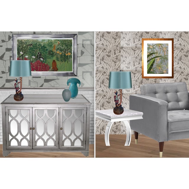 Vintage Monkey in Moroccan Attire Cornucopia Table Lamp For Sale - Image 11 of 12