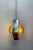 Pendant Light with Double Murano Plates attributed to Mazzega, 1960s For Sale - Image 3 of 8