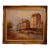 Authentic 1950s Caroline Burnett Framed Oil on Canvas Impressionistic Painting of Parisian Street and Moulin Rouge For Sale