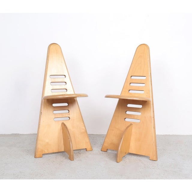 Lundi-Sit Adjustable Wooden Chairs, 1980s, Set of 2 For Sale - Image 15 of 15