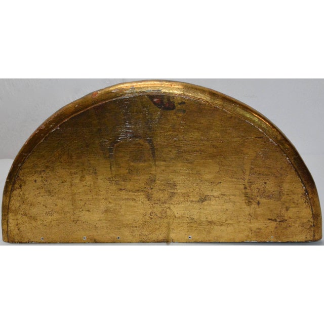 Carved Giltwood Wall Mount Console Shelf For Sale - Image 4 of 7