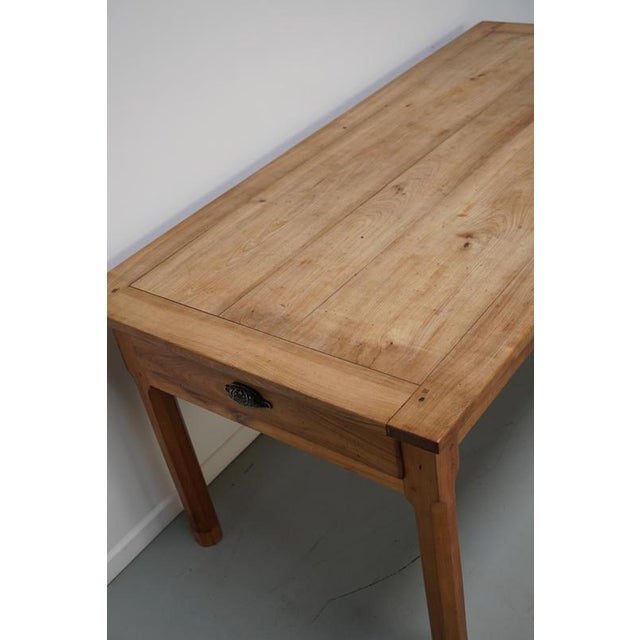 Antique 19th Century French Cherry Farmhouse Dining Table For Sale - Image 11 of 18