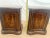 1960s Heritage Grand Tour Curved Walnut Nightstands End Tables Cabinet, Shelf Set of Two For Sale - Image 9 of 12