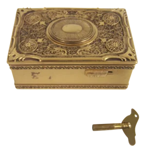 Filigree Singing Bird Box by K. Griesbaum, 1960s