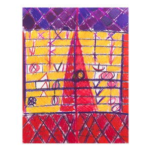 1980 Adrienne Anderson Abstract Pastel