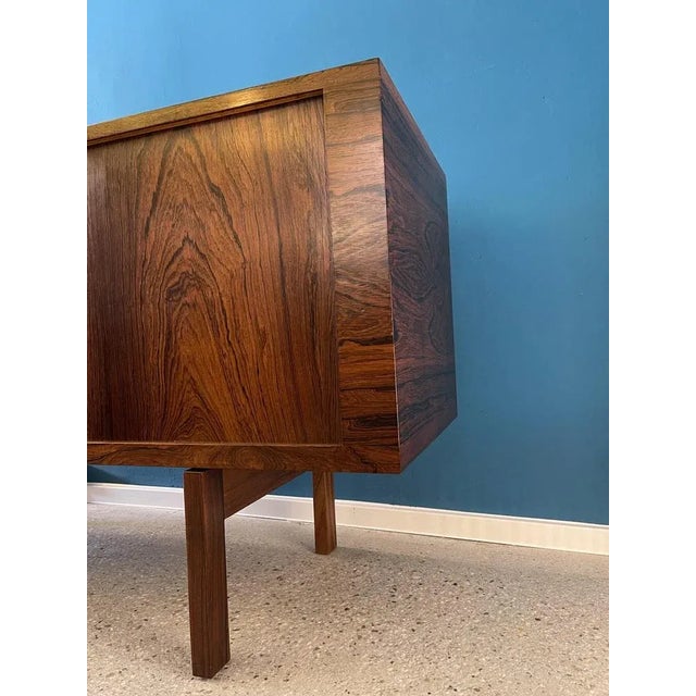 Brown President Sideboard by H.J. Wegner for Ry Møbler, 1960s For Sale - Image 8 of 9