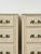 Ivory Vintage Pair of Chests French Provincial White 3 Drawer Cabriole Leg Nightstands For Sale - Image 8 of 18