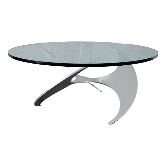 Propeller Coffee Table by Knut Hesterberg for Ronald Schmitt, 1970s For Sale