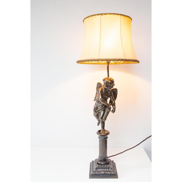 Large Table Lamp in Bronze, 1970s For Sale - Image 14 of 14
