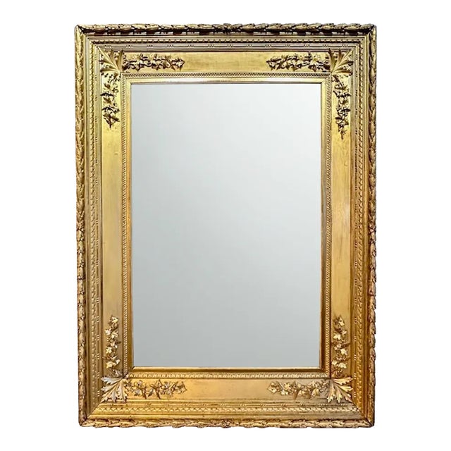 Italian Giltwood Mirror For Sale