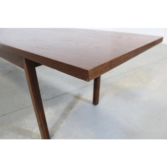 MidCentury Danish Modern Walnut Elongated Coffee Table Chairish