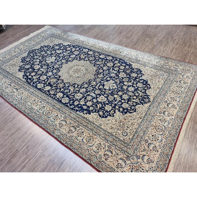 Beautiful original Middle Eastern Nain 6La Tudeschk | Size: 350×215 cm | Knot density: approx. 800.000 knots/m² |...