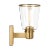 Transitional Chapman & Myers by Visual Comfort Studio Alessa 1-Light Sconce in Burnished Brass For Sale - Image 3 of 8