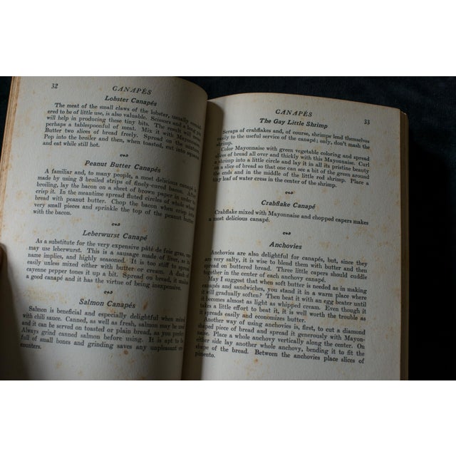 1935 Depression Era Alice Foote McDougalls Cook Book 1st Edition Recipe Menus Vintage Kitchen House & Home Economics Chefs Gift For Sale - Image 12 of 15