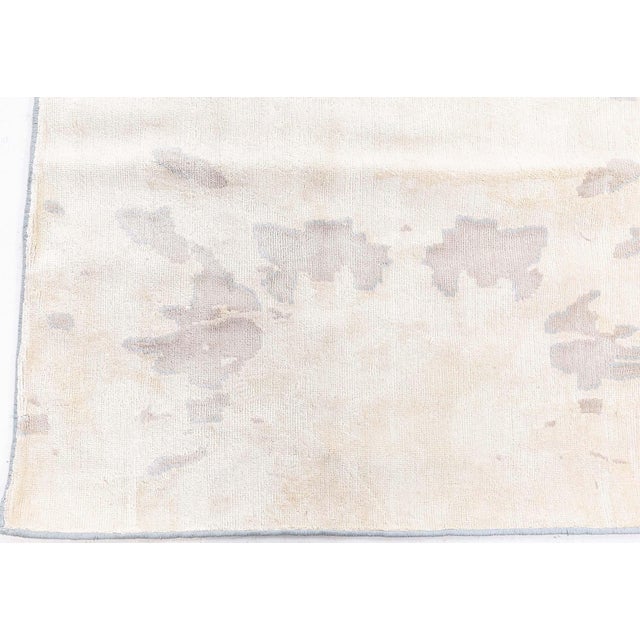 Modern Hand-Knotted Modern Wool Rug with Soft Abstract Pattern by Doris Leslie Blau For Sale - Image 3 of 8