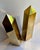 1970s Vintage Italian Brass Obelisks, 1970's - A Pair For Sale - Image 5 of 12