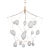 Manolito & Manolito "Ouef De Selenite" Custom Blown Glass and Rope Chandelier For Sale